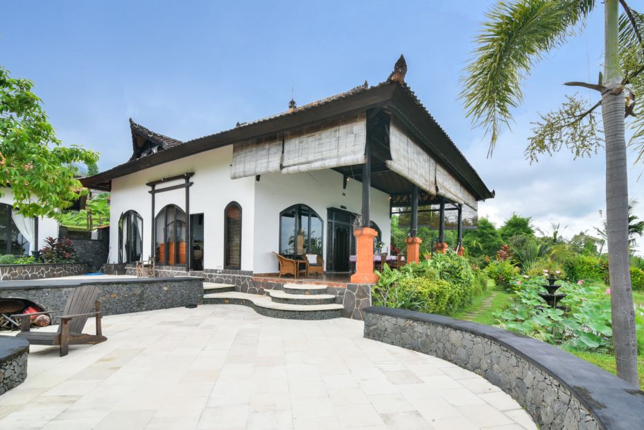 H Villa Dengan Pemandangan Sawah Dan Gunung Di Lovina