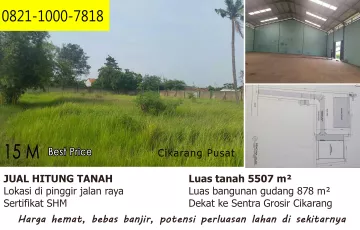 Tanah Dijual di Cikarang Pusat, Bekasi, Jawa Barat