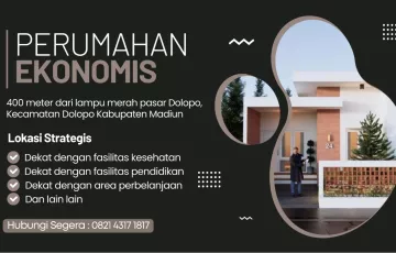 Rumah Dijual di Nambangan Lor, Madiun, Jawa Timur
