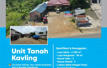 Tanah Dijual di Koto Taluk, Kuantan Singingi, Riau