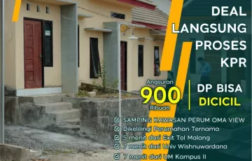 Rumah Subsidi Dijual di Cemorokandang, Malang, Jawa Timur