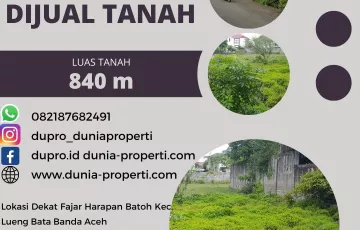 Tanah Dijual di Lueng Bata, Banda Aceh, Aceh