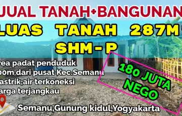 Rumah Dijual di Semanu, Gunung Kidul, Yogyakarta