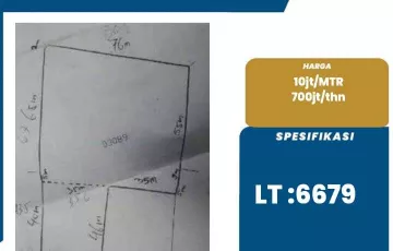 Tanah Disewakan di Tamalate, Makassar, Sulawesi Selatan