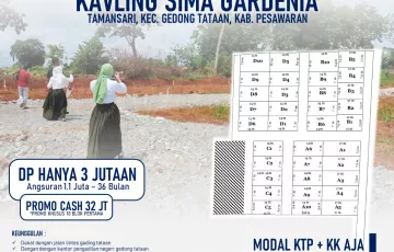 Tanah Dijual di Kemiling, Bandar Lampung, Lampung