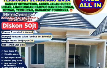 Rumah Dijual di Sekaran, Semarang, Jawa Tengah