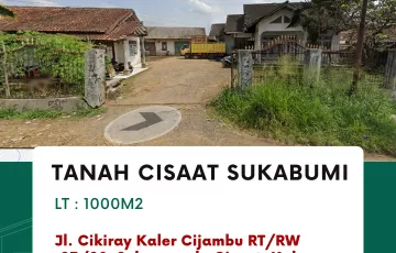 Tanah Disewakan di Cisaat, Sukabumi, Jawa Barat