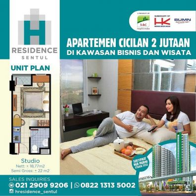 H Residence Sentul By Hk Realtindo