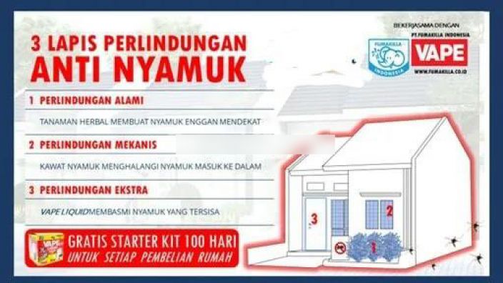  Rumah  Cluster Modern  konsep Rumah  anti nyamuk Deltamas 