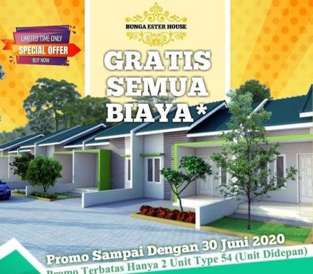 Murah Kali Promo Cash 300juta Bunga Ester House