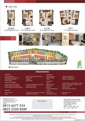  Apartemen  Dijual CORDOVA EDUPARK BUKIT SARI SEMARANG