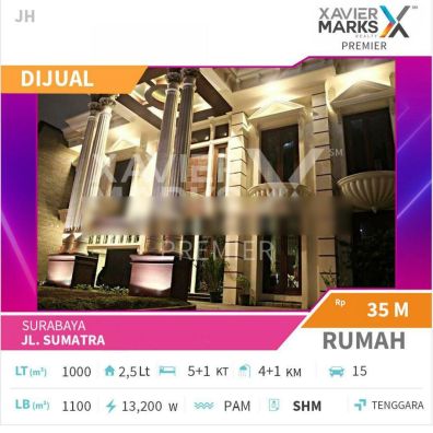 Rumah Jalan Sumatra Surabaya