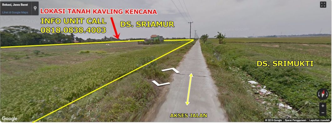 TANAH DIJUAL Tanah Kavling  Siap Bangun Lokasi DsSriamur 