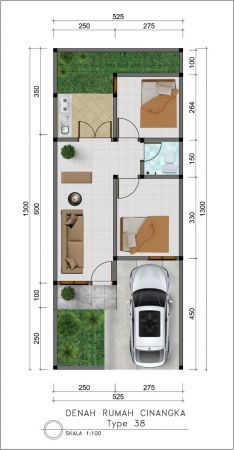 rumah modern gaya scandinavia cinangka pondok cabe