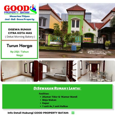 Sewa Rumah Batam Center Di Citra Kota Mas