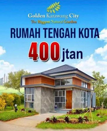 KEREN DP 5Jt All In Golden Karawang City The Biggest Natural Garden