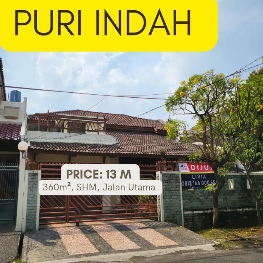 Rumah Asri Puri Indah Jakarta Barat