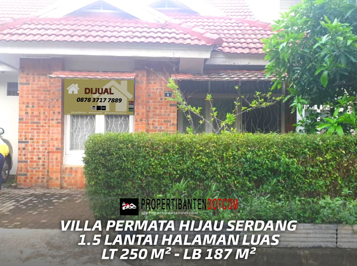 Rumah 1.5 Lantai Siap Huni di Serdang Permata Hijau Serang, Banten