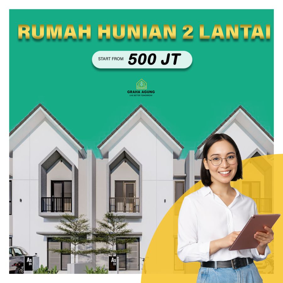 Rumah Dijual di Merjosari Malang 2 Lantai Strategis Dekat Kampus UMM