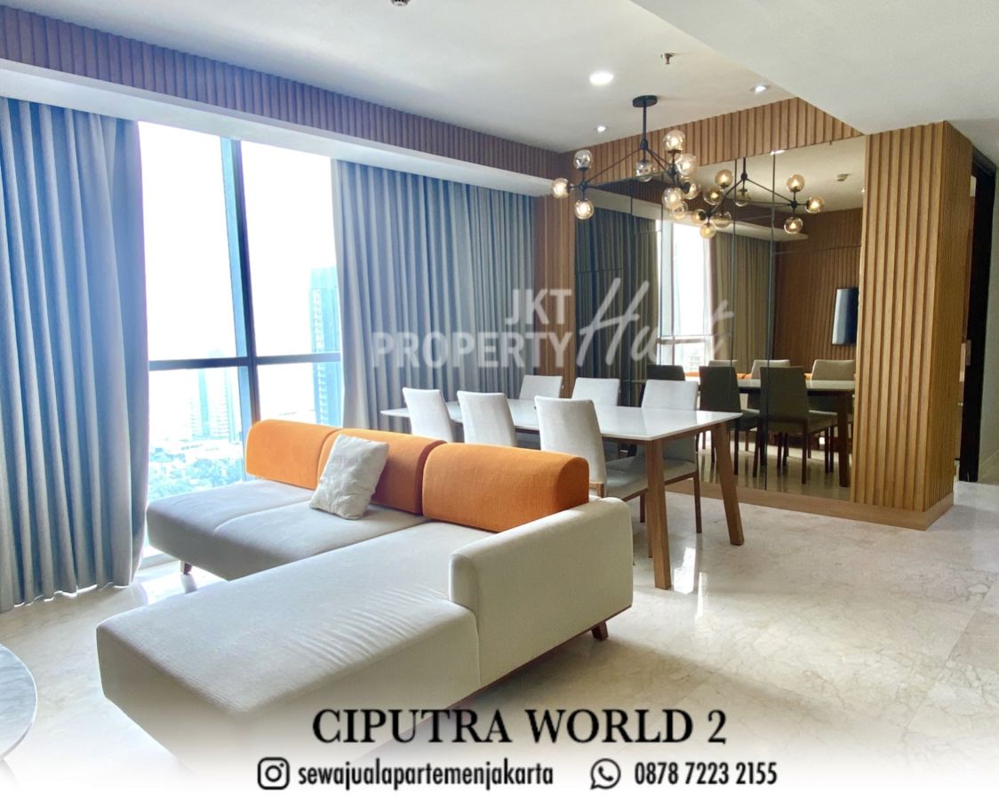 Apartemen 2 BR+maidroom Ciputra World 2 di Kuningan Jakarta Selatan