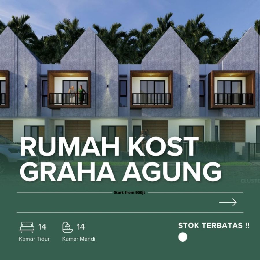 Rumah Kost Malang Premium 14 Kamar dekat Kampus Brawijaya