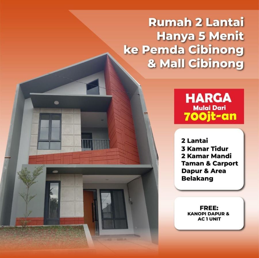 Rumah 2 Lantai di Cibinong Bogor