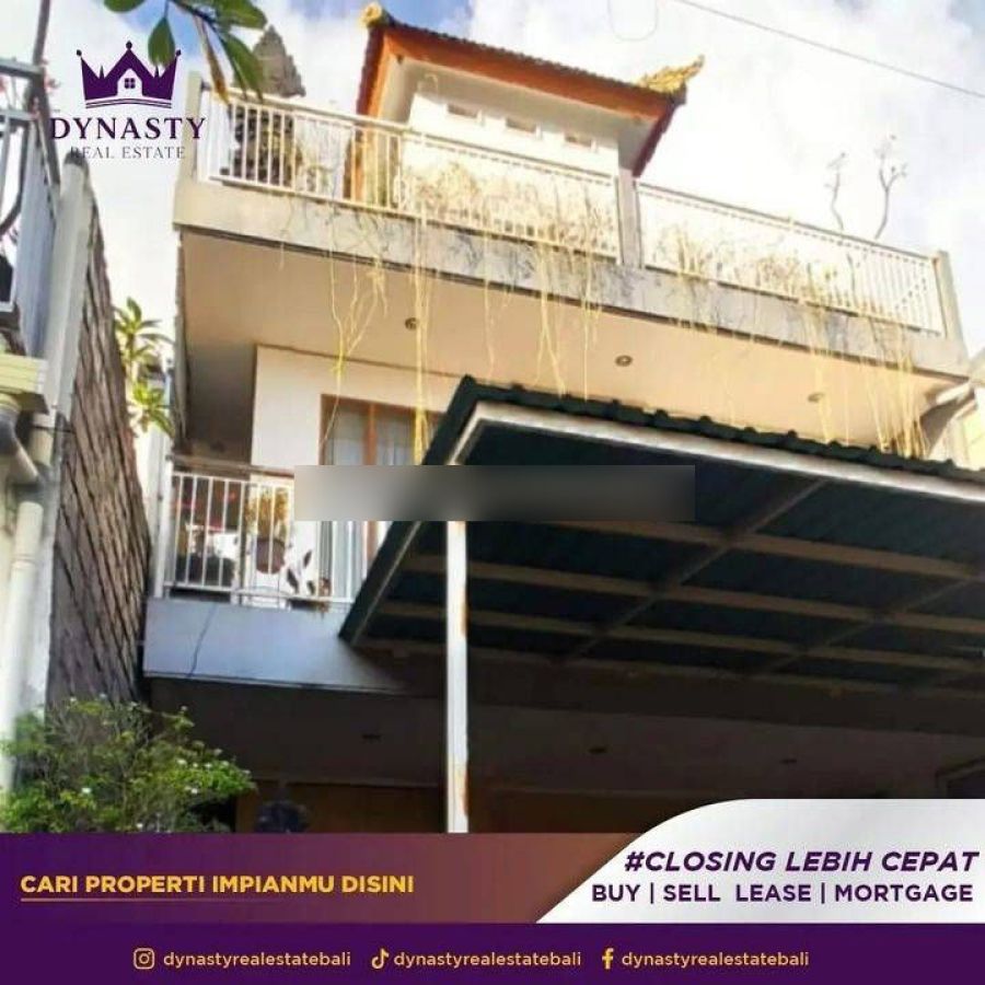 Di Jual Rumah Semi Villa Lantai Dua With Rooftop di Denpasar Utara