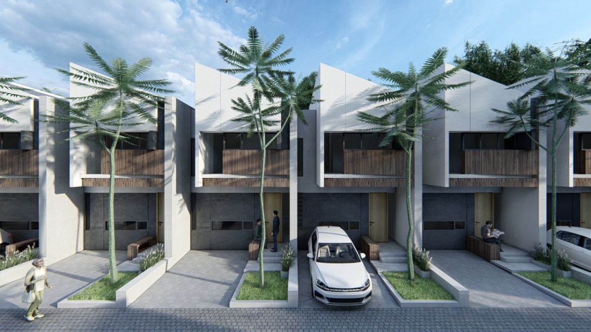 Rumah 2 Lt di Komunitas Modern Exclusive Selangkah Graha Raya Bintaro
