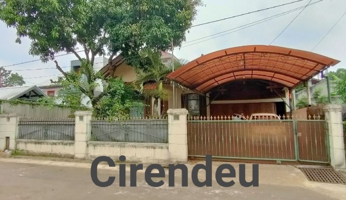 Rumah luas asri dalam komplek di Cirendeu-dijual murah