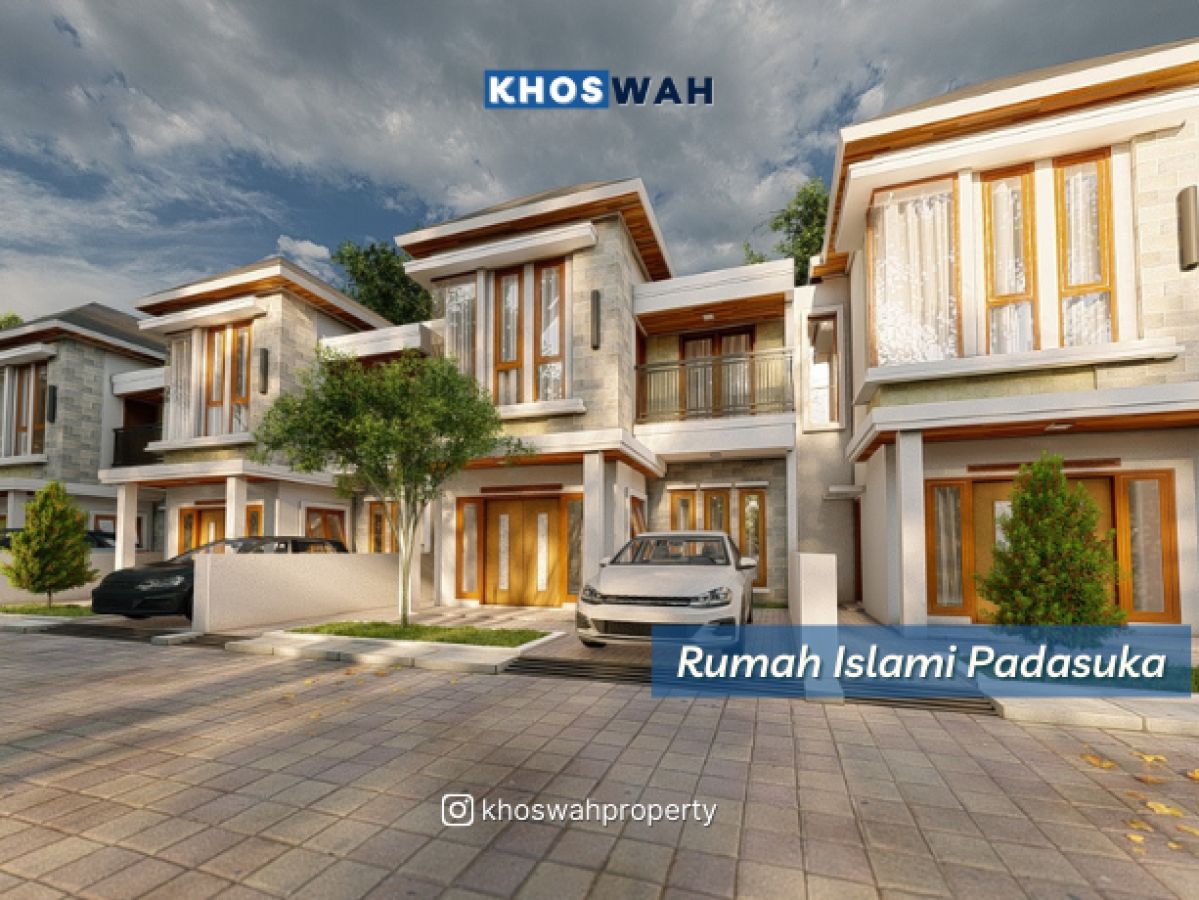 Rumah 2 Lantai Konsep Kebun Quran 2.2 KM dari jalan PHH Mustoha