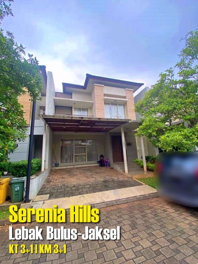 Rumah 2 lantai di perumahan eksklusif Serenia Hills Jaksel_aw