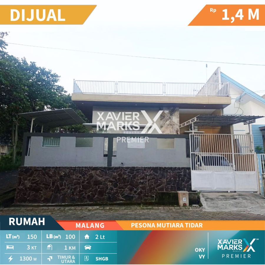DIJUAL Rumah Siap Huni di Pesona Mutiara Tidar Malang
