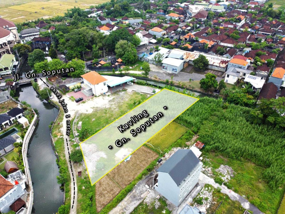 Tanah Komersil Kavling lokasi Strategis di Jalan Gunung Soputan