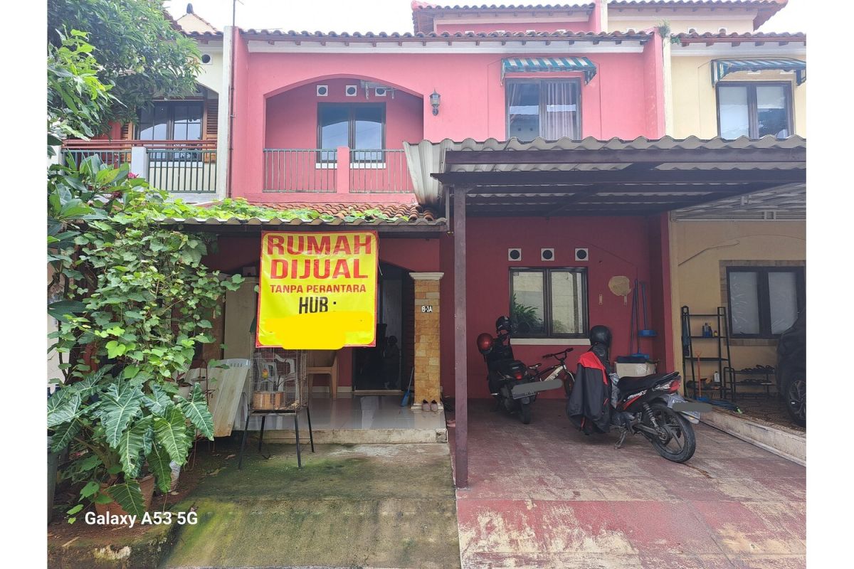 Rumah Dijual 9 Menit ke Gerbang Tol BSD 2 Lantai Harga Nego J-15316