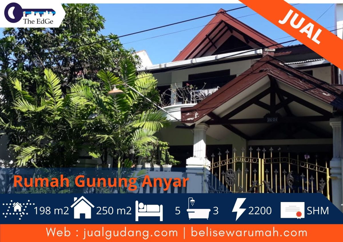 Turun Harga Rumah 2 Lantai di Gunung Anyar Harapan Surabaya - The EdGe