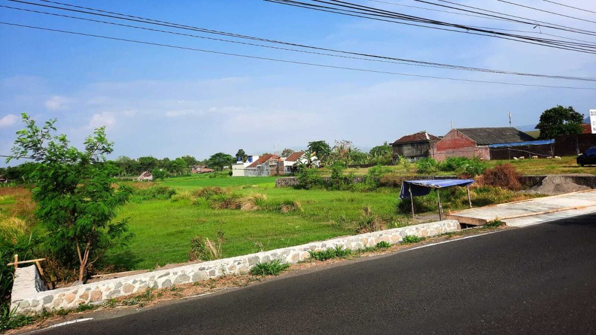 Jual Tanah Luas Cocok Untuk Gudang Dekat Jalur Exit Toll Jogja Solo