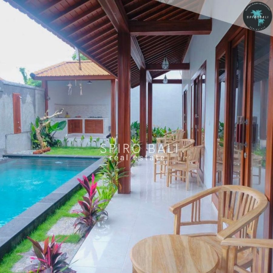 Yearly Rent Brand New 4 BR Villa Open Living at Canggu Bali