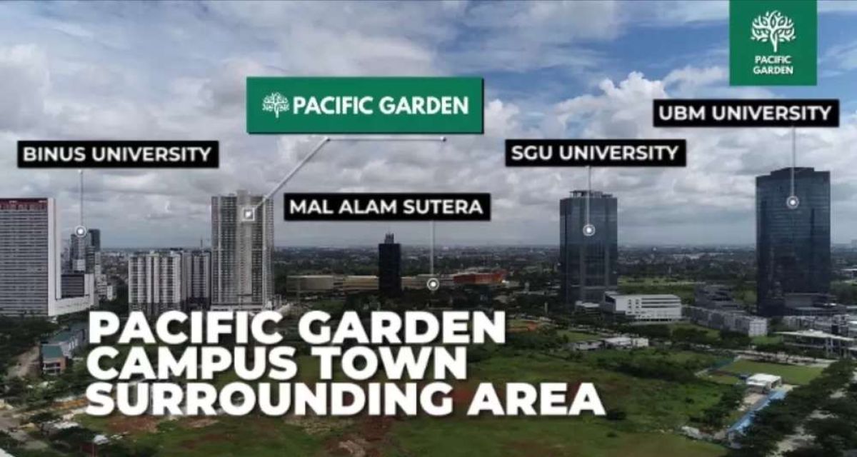 Apartemen invetasi di Alam Sutera Pacific Garden cicilan panjang
