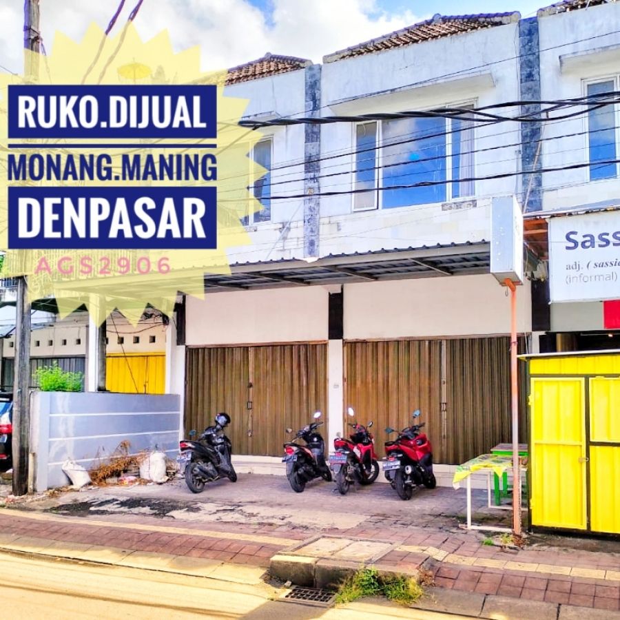 BUC Ruko dijual Monang Maning Denpasar Bali