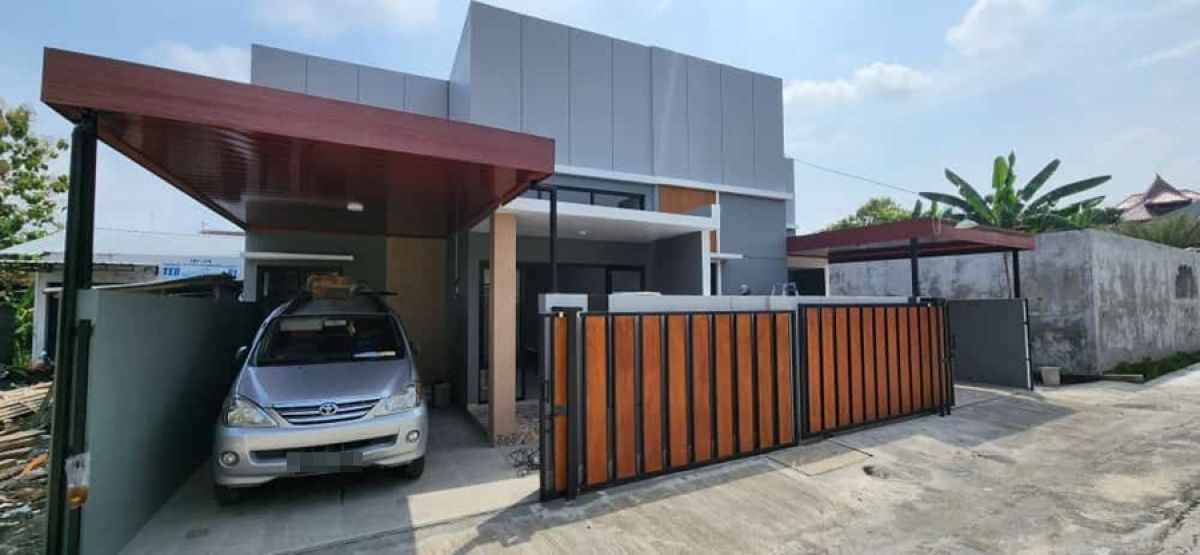 Rumah baru 2 unit bangunan minimalis modern Ngringo Jaten Kra