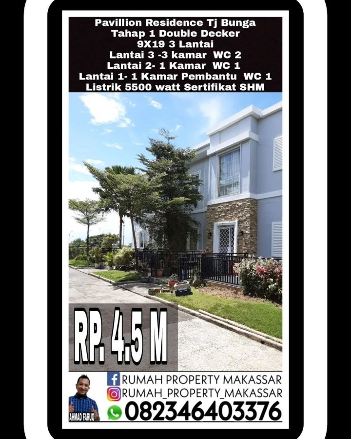 Pavillion Residence Tj Bunga Tahap 1 DoubleDecker 9X19 3Lti Kmr5 Wc4