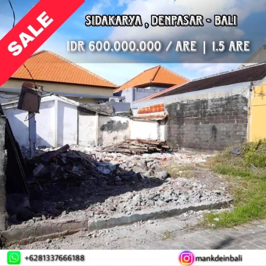 TANAH DI KERTHA RAHARJA SIDAKARYA DENPASAR BALI