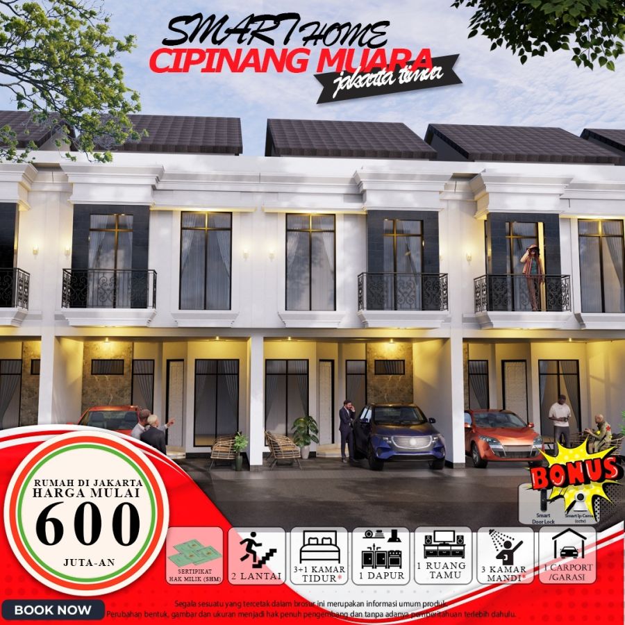 Dijual Rumah Cantik Di Cipinang Muara Jakarta Timur