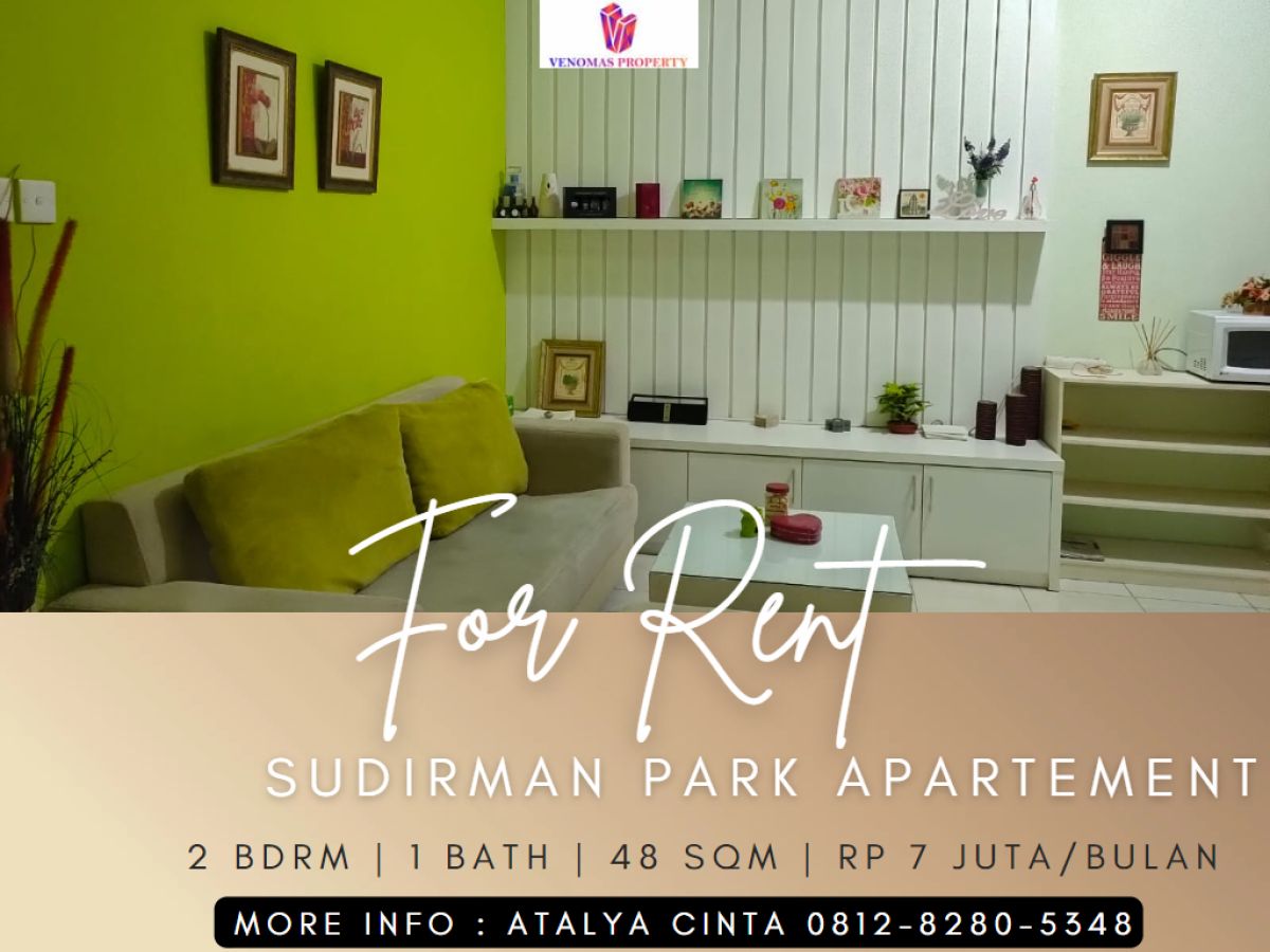 Disewakan Apartement Sudirman Park 2BR Full Furnished Middle Floor