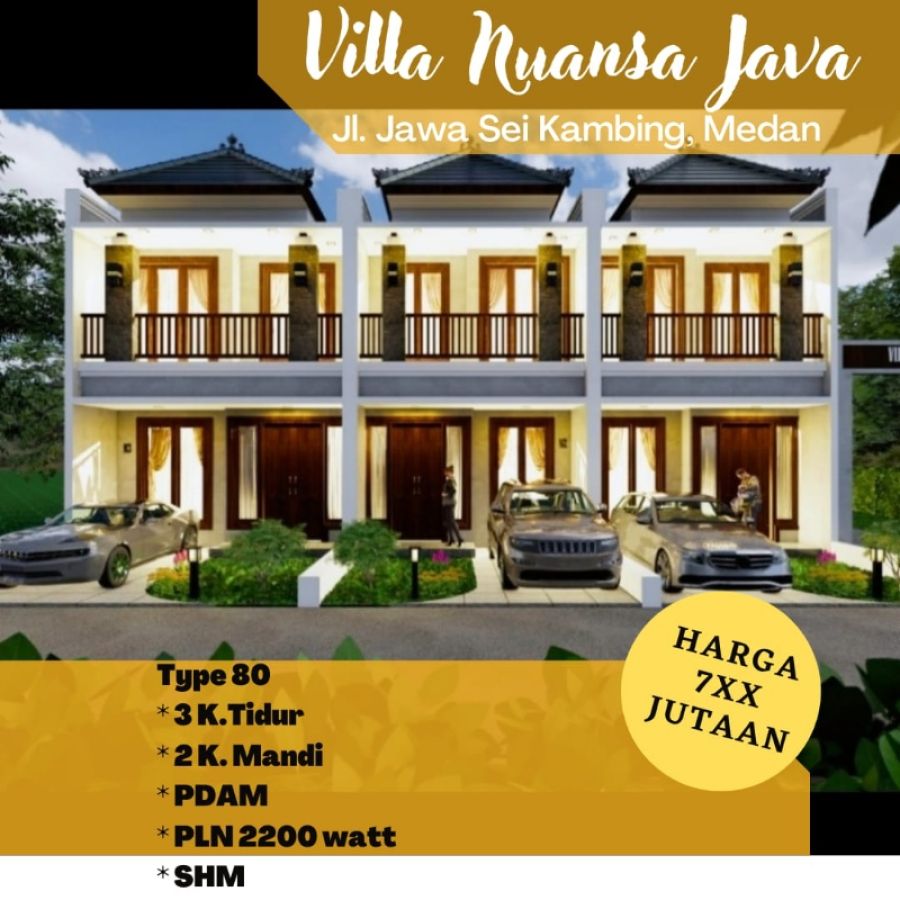 villa Nuansa Jawa at jl Jawa Medan