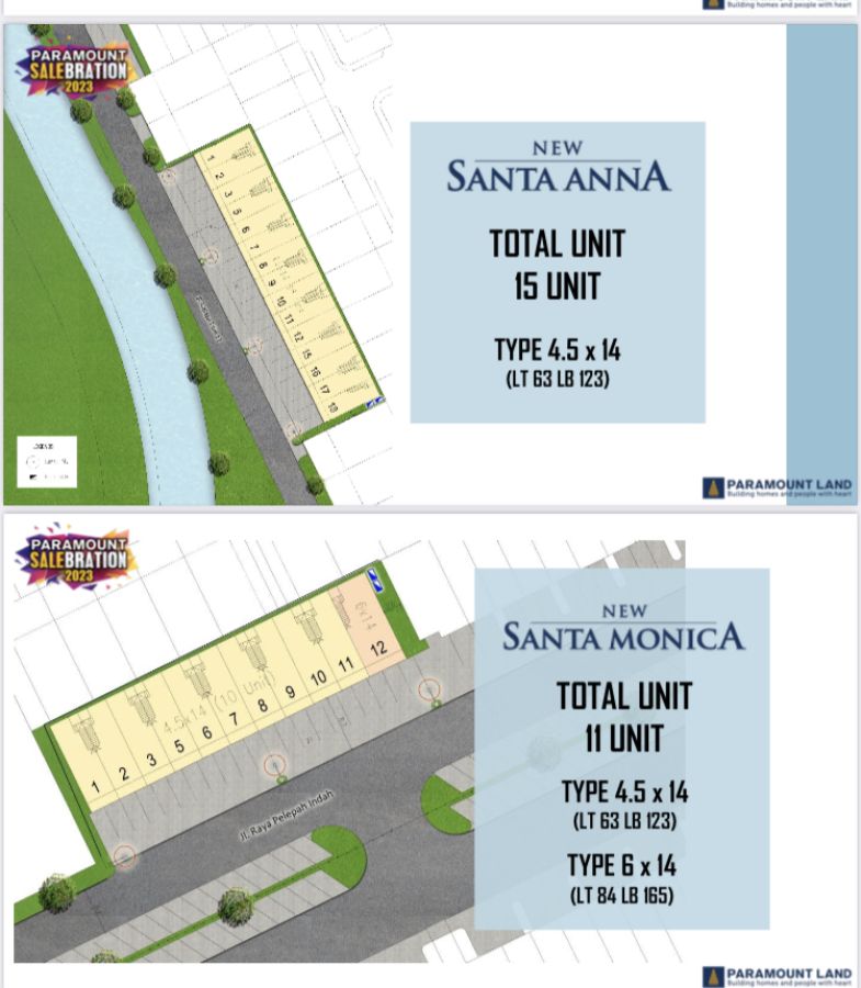 Ruko Santa Anna dan Santa Monica Gading Serpong 2M-an