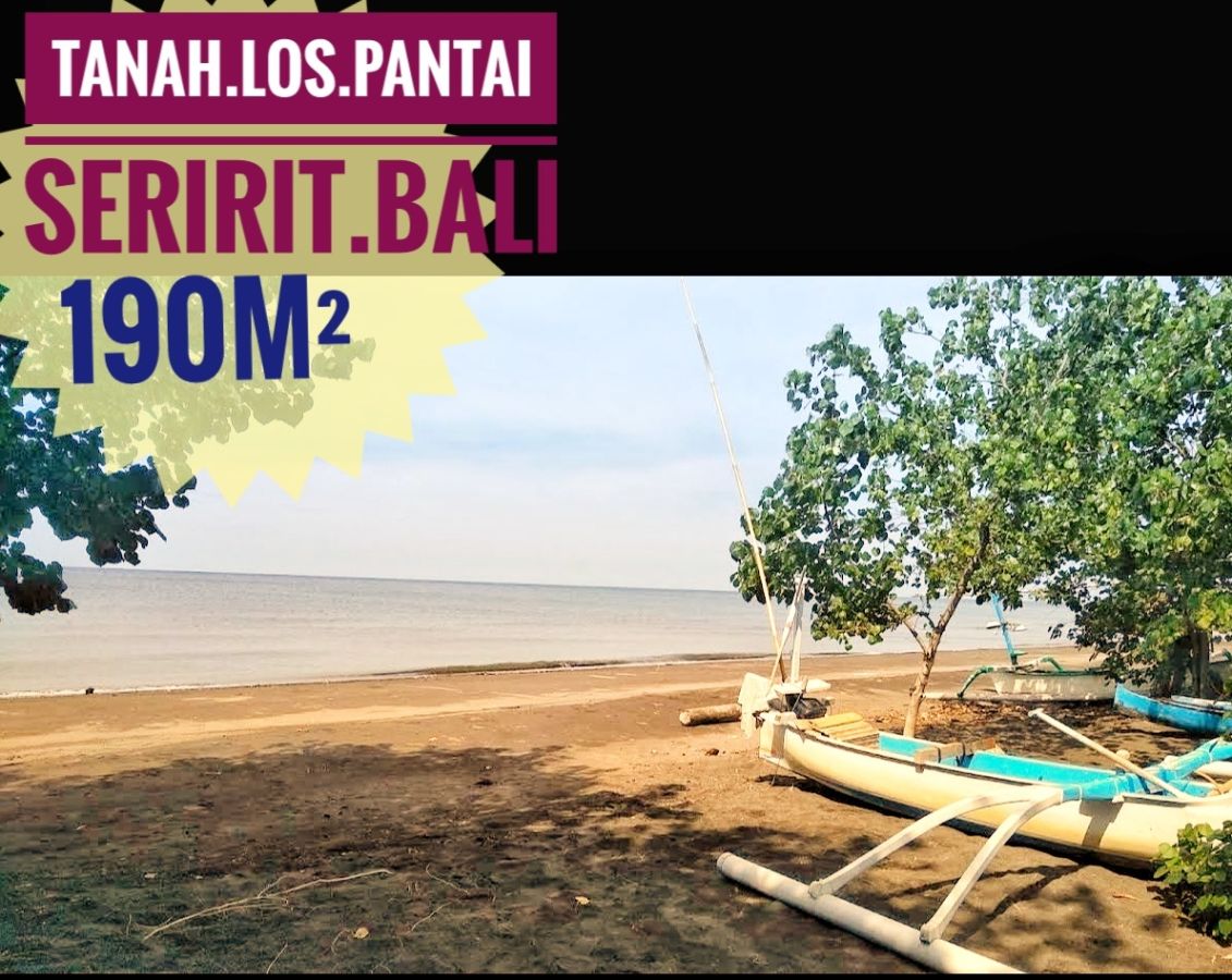 Tanah Dijual Tepi Los Pantai Cocok Villa Rumah Lovina Buleleng Bali
