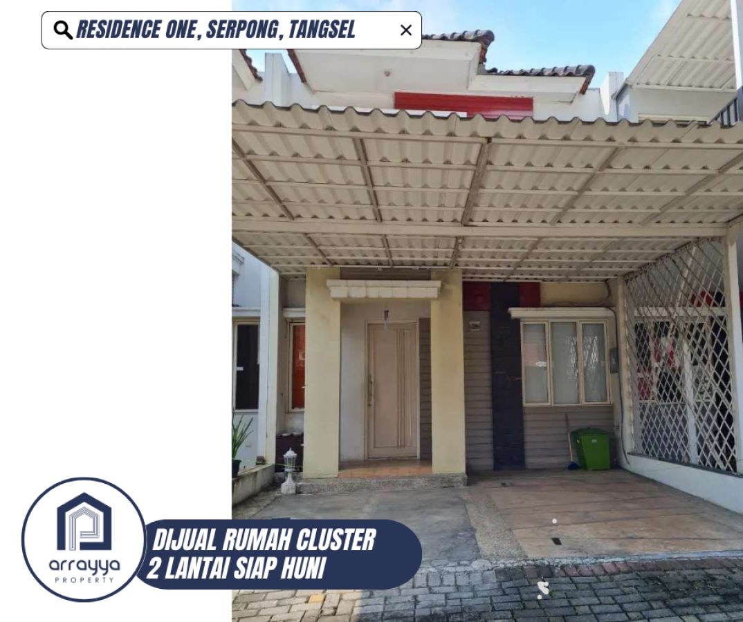 Dijual Cluster Residence One 2 lantai Siap Huni /AHB75