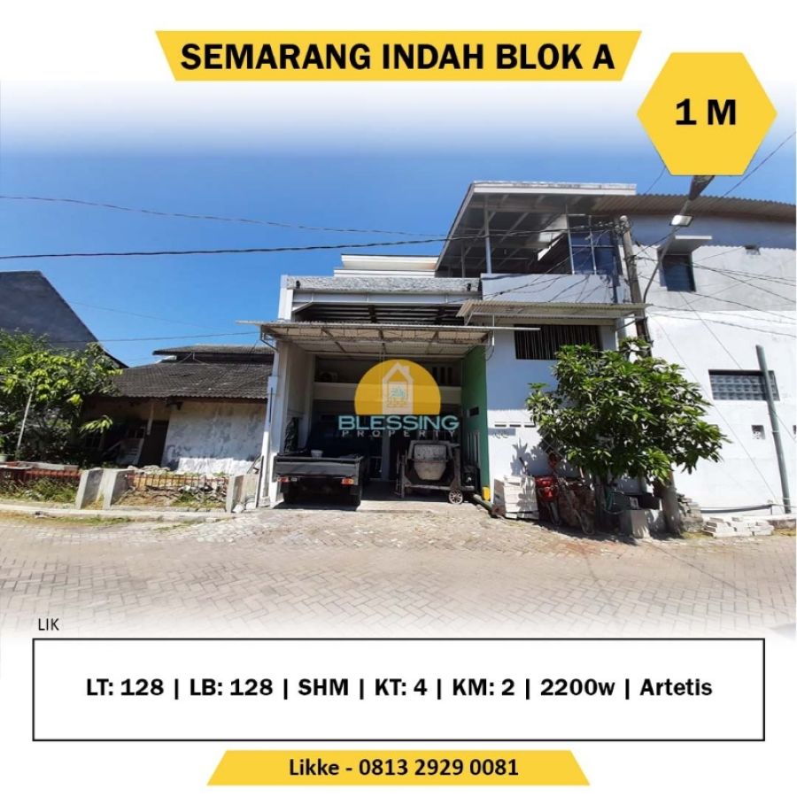 Dijual Rumah di Semarang Indah Blok A