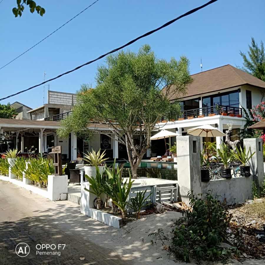 Hotel pinggir pantai di Gili Trawangan